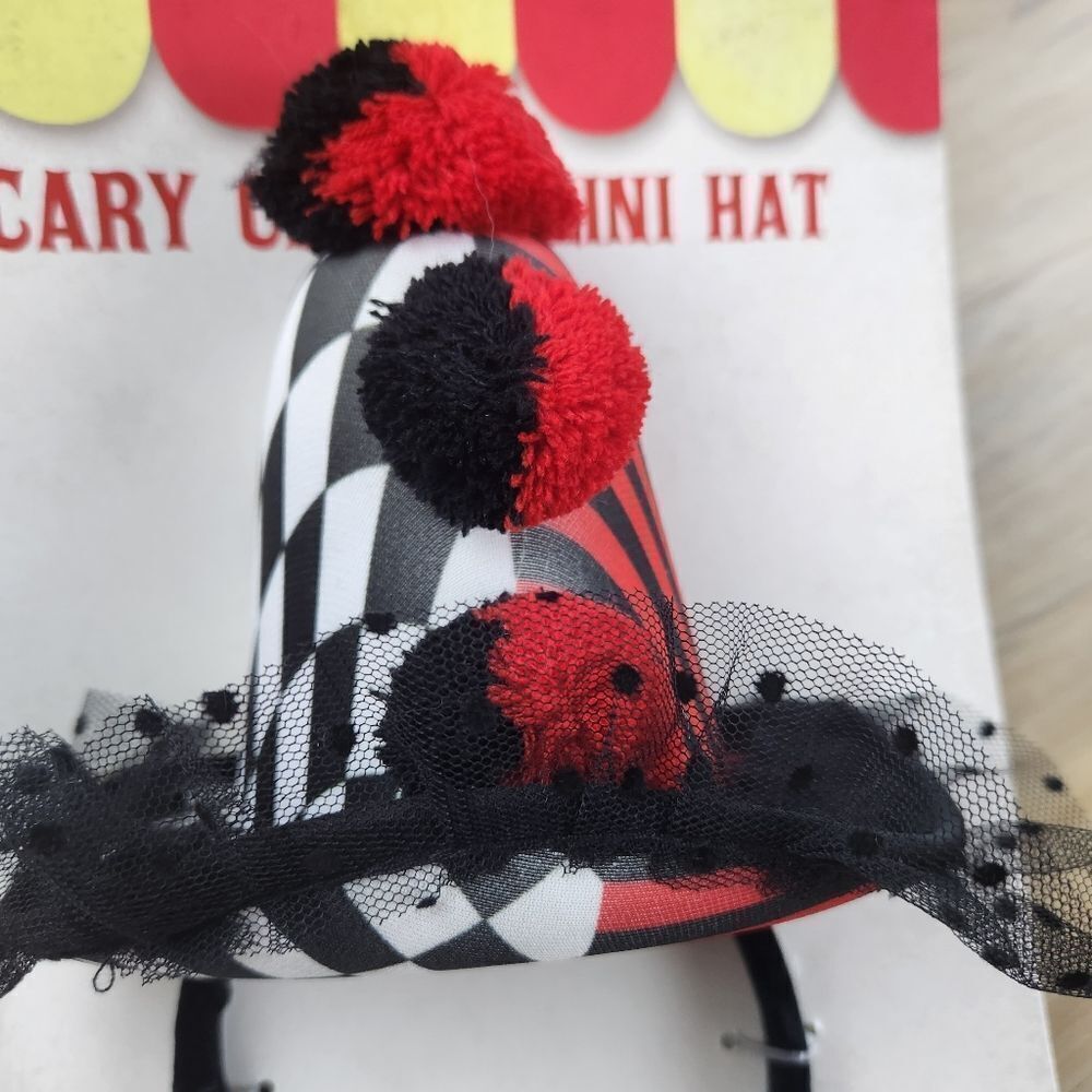 🔹️NWT Scary Clown Mini Hat Headband - Picture 6 of 8